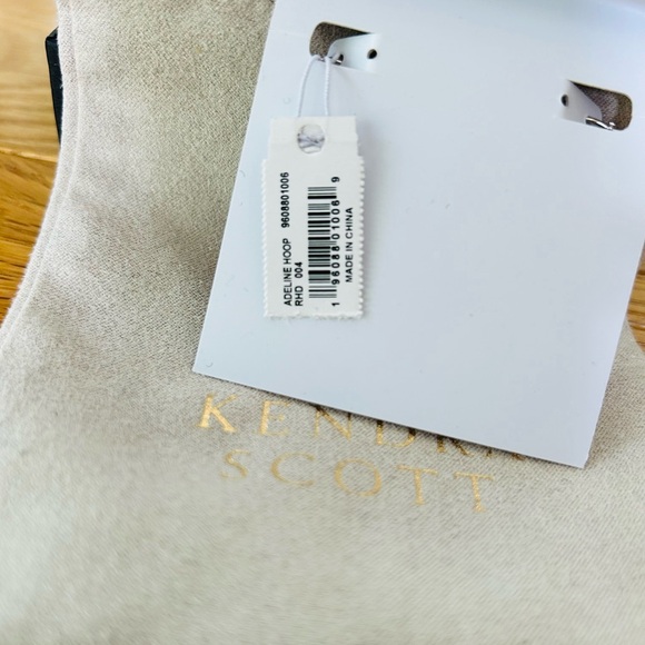 NWT Kendra Scott Adeline Hoop Earrings - Picture 6 of 7